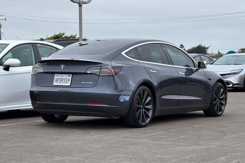 Midnight Silver Metallic 2020 Tesla Model 3 Performance
