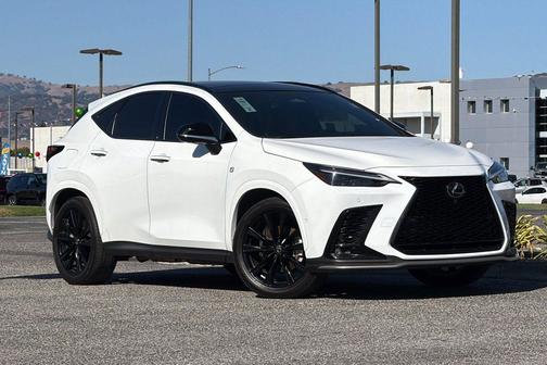 Ultra White 2025 Lexus NX 450h+ F SPORT Handling