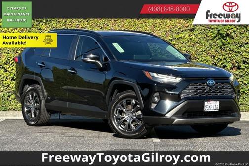 Midnight Black Metallic 2023 Toyota RAV4 Hybrid Limited