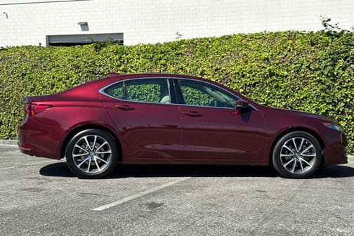Basque Red Pearl II 2015 Acura TLX V6 Tech
