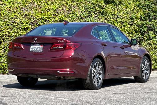 Basque Red Pearl II 2015 Acura TLX V6 Tech