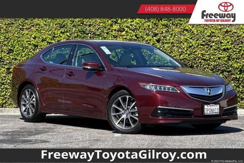 Basque Red Pearl II 2015 Acura TLX V6 Tech