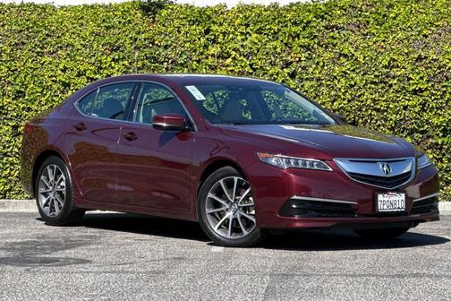 Basque Red Pearl II 2015 Acura TLX V6 Tech