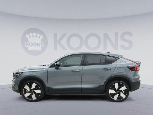 Thunder Gray Metallic 2023 Volvo C40 Recharge Pure Electric Twin Ultimate