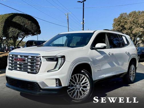 White Frost Tricoat 2024 GMC Acadia Denali