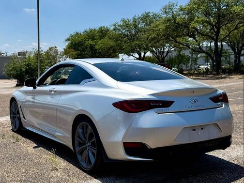 Liquid Platinum 2018 INFINITI Q60 3.0t Red Sport 400