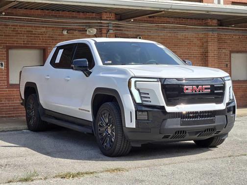 Summit White 2026 GMC Sierra EV Extended Range Elevation