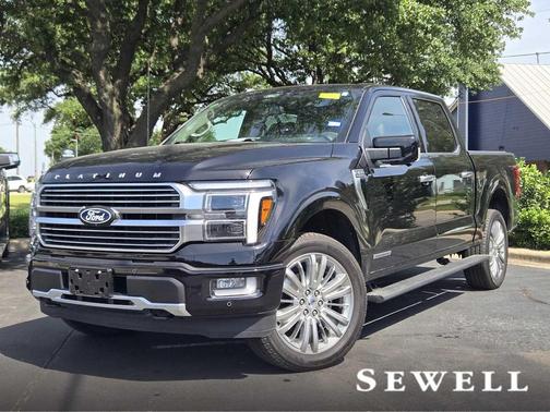 Agate Black Metallic 2025 Ford F-150 Platinum