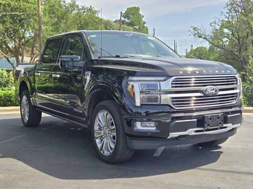Agate Black Metallic 2025 Ford F-150 Platinum