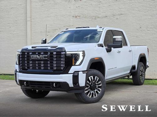 Glacier White Tricoat 2026 GMC Sierra 2500 Denali Ultimate