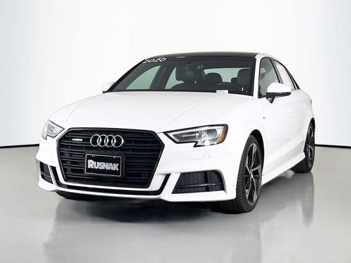 Ibis White 2020 Audi A3 2.0T S line Premium Plus