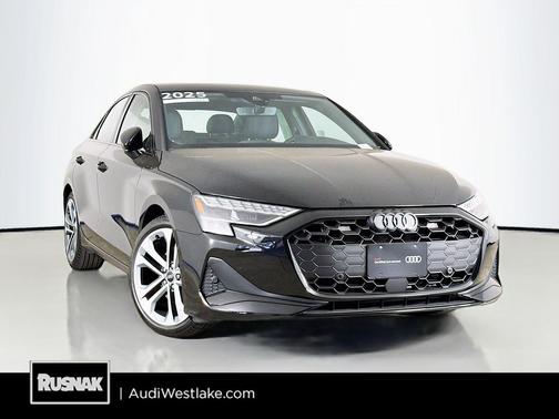 Brilliant Black 2025 Audi A3 Premium