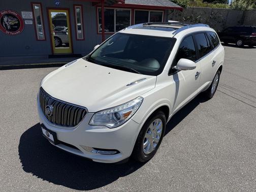 White Diamond Tricoat 2013 Buick Enclave Leather