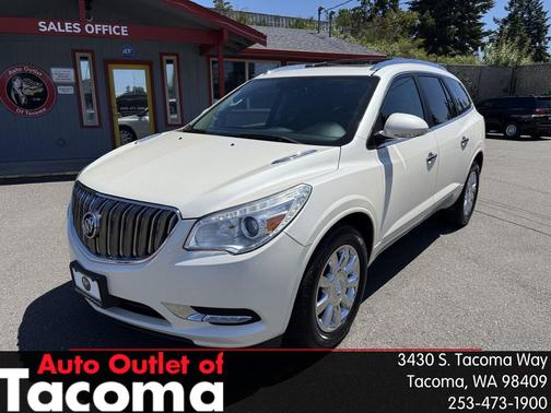 White Diamond Tricoat 2013 Buick Enclave Leather