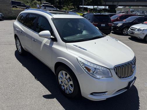 White Diamond Tricoat 2013 Buick Enclave Leather