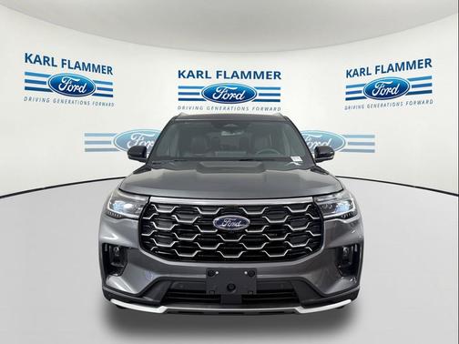 Carbonized Gray Metallic 2026 Ford Explorer Platinum