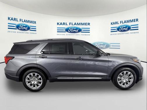 Carbonized Gray Metallic 2026 Ford Explorer Platinum