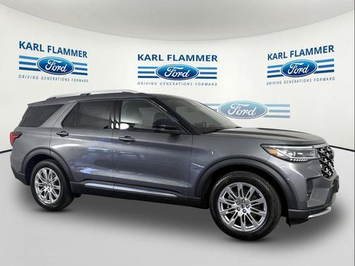 Carbonized Gray Metallic 2026 Ford Explorer Platinum