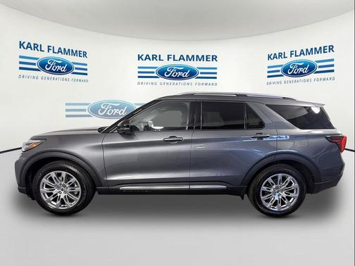 Carbonized Gray Metallic 2026 Ford Explorer Platinum