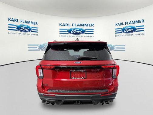 Rapid Red Metallic Tinted Clearcoat 2026 Ford Explorer ST