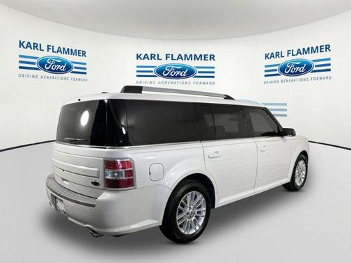 White Platinum Metallic 2013 Ford Flex SEL