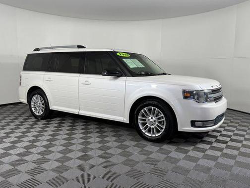 White Platinum Metallic 2013 Ford Flex SEL