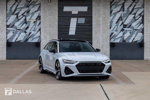 Glacier White Metallic 2025 Audi RS 6 Avant 4.0T