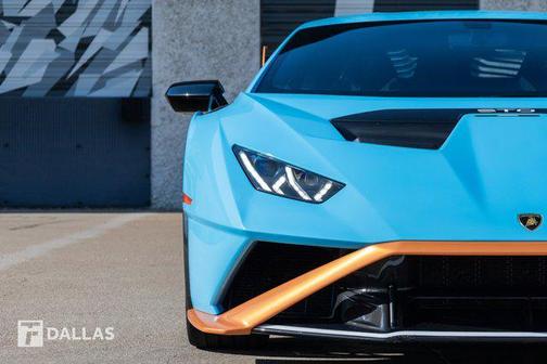 Blue Laufey/ Arancio 2021 Lamborghini Huracan STO Coupe