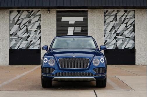 Blue 2019 Bentley Bentayga V8