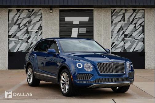 Blue 2019 Bentley Bentayga V8