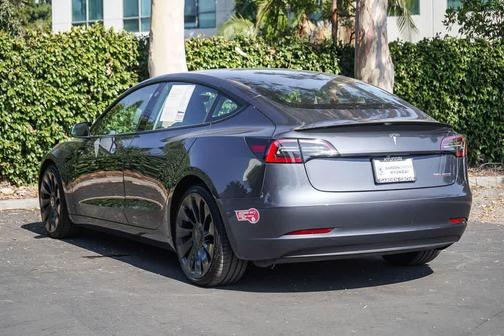 Gray 2023 Tesla Model 3 Performance