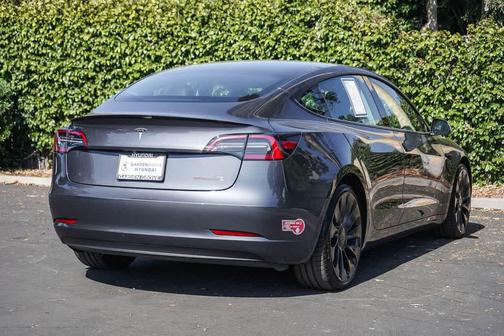 Gray 2023 Tesla Model 3 Performance