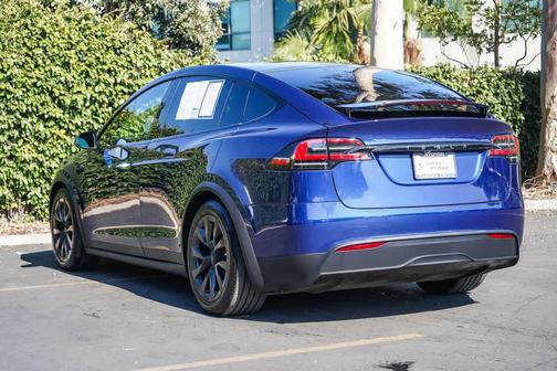 Deep Blue Metallic 2024 Tesla Model X Long Range