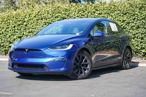 Deep Blue Metallic 2024 Tesla Model X Long Range