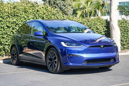 Deep Blue Metallic 2024 Tesla Model X Long Range