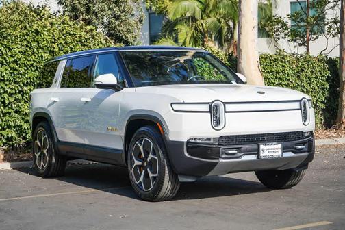 Glacier White 2023 Rivian R1S Adventure