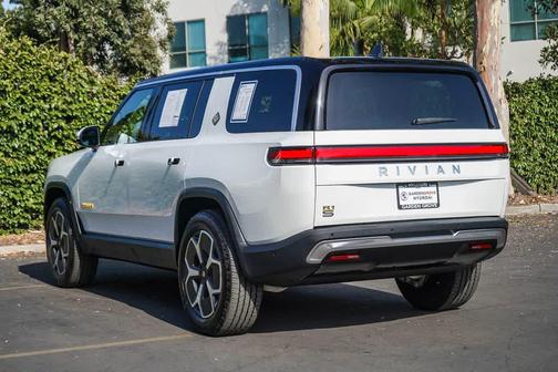 Glacier White 2023 Rivian R1S Adventure