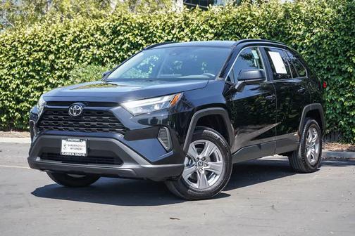 Midnight Black Metallic 2025 Toyota RAV4 Hybrid LE