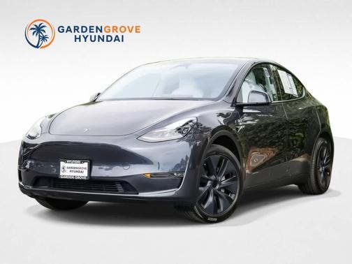 Stealth Grey 2025 Tesla Model Y Long Range Dual Motor All-Wheel Drive