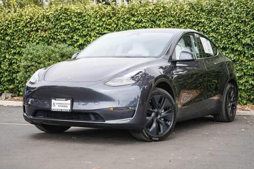 Stealth Grey 2025 Tesla Model Y Long Range Dual Motor All-Wheel Drive