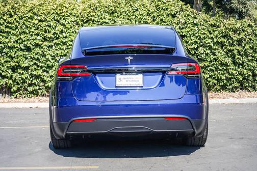 Deep Blue Metallic 2022 Tesla Model X Plaid Tri Motor All-Wheel Drive