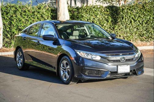 Blue 2018 Honda Civic LX