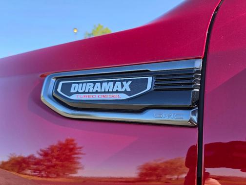 Volcanic Red Tintcoat 2023 GMC Sierra 1500 AT4