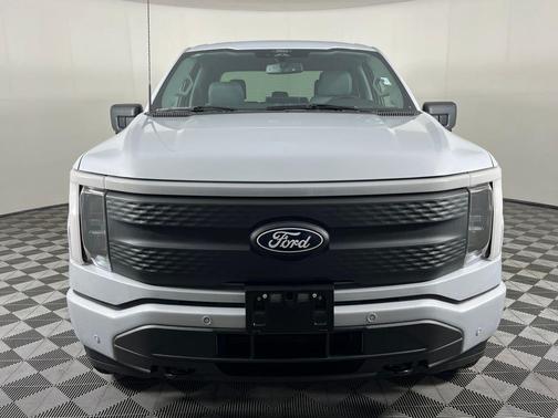 White 2025 Ford F-150 Lightning Flash