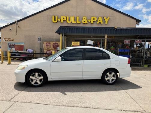 WHITE 2005 Honda Civic EX