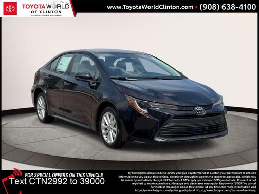 Midnight Black Metallic 2026 Toyota Corolla LE