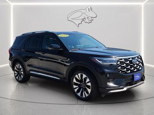 AGATE BLACK METALLIC 2025 Ford Explorer PLATINUM