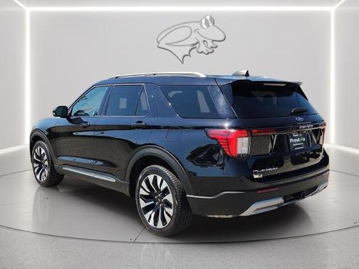 AGATE BLACK METALLIC 2025 Ford Explorer PLATINUM