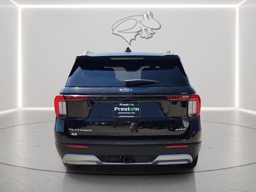 AGATE BLACK METALLIC 2025 Ford Explorer PLATINUM