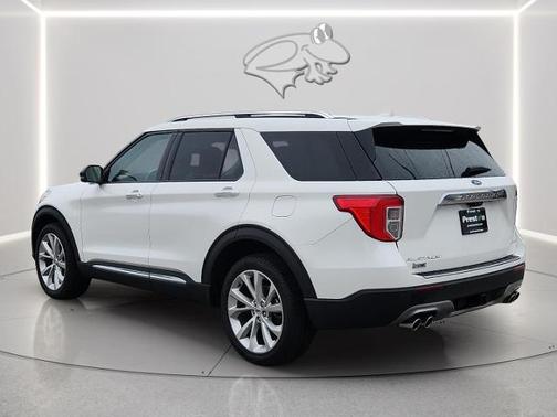 STAR WHITE MET TRI-COAT 2023 Ford Explorer PLATINUM